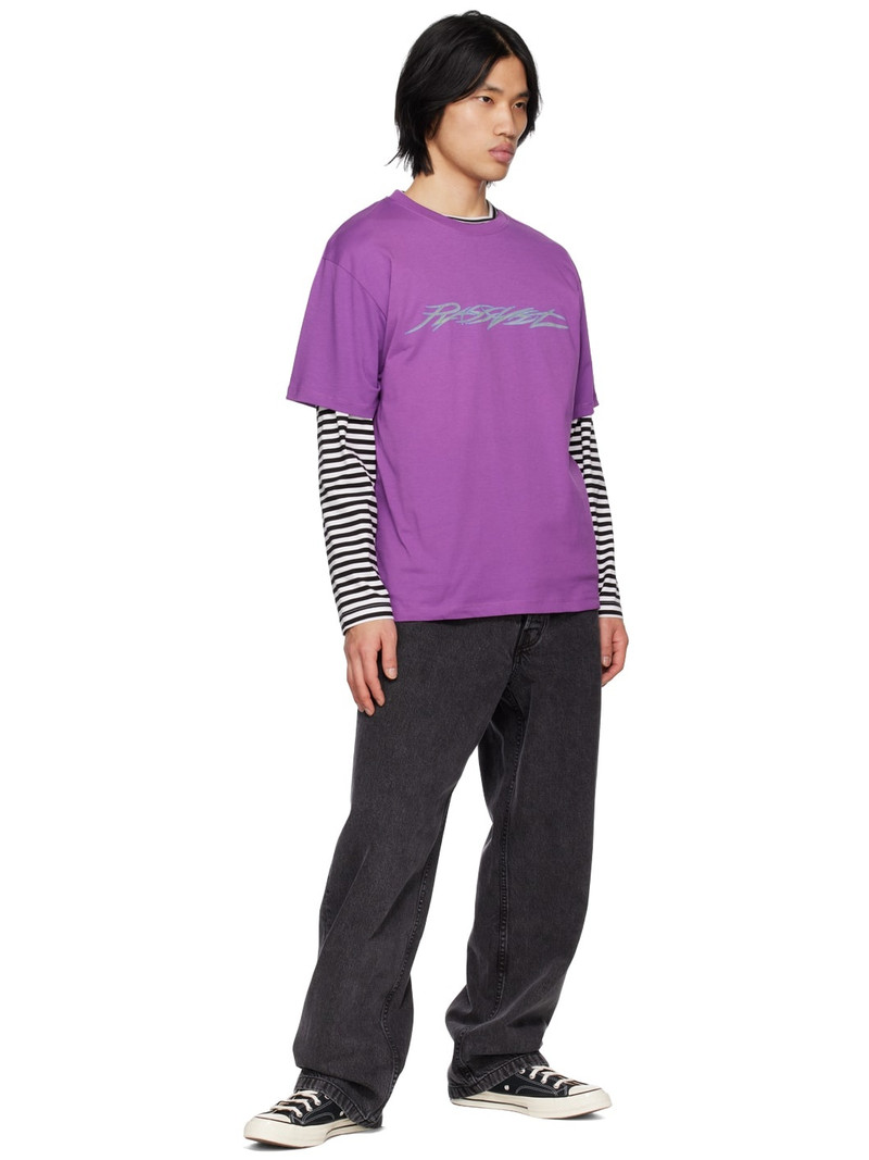 RASSVET Purple Printed T-Shirt outlook