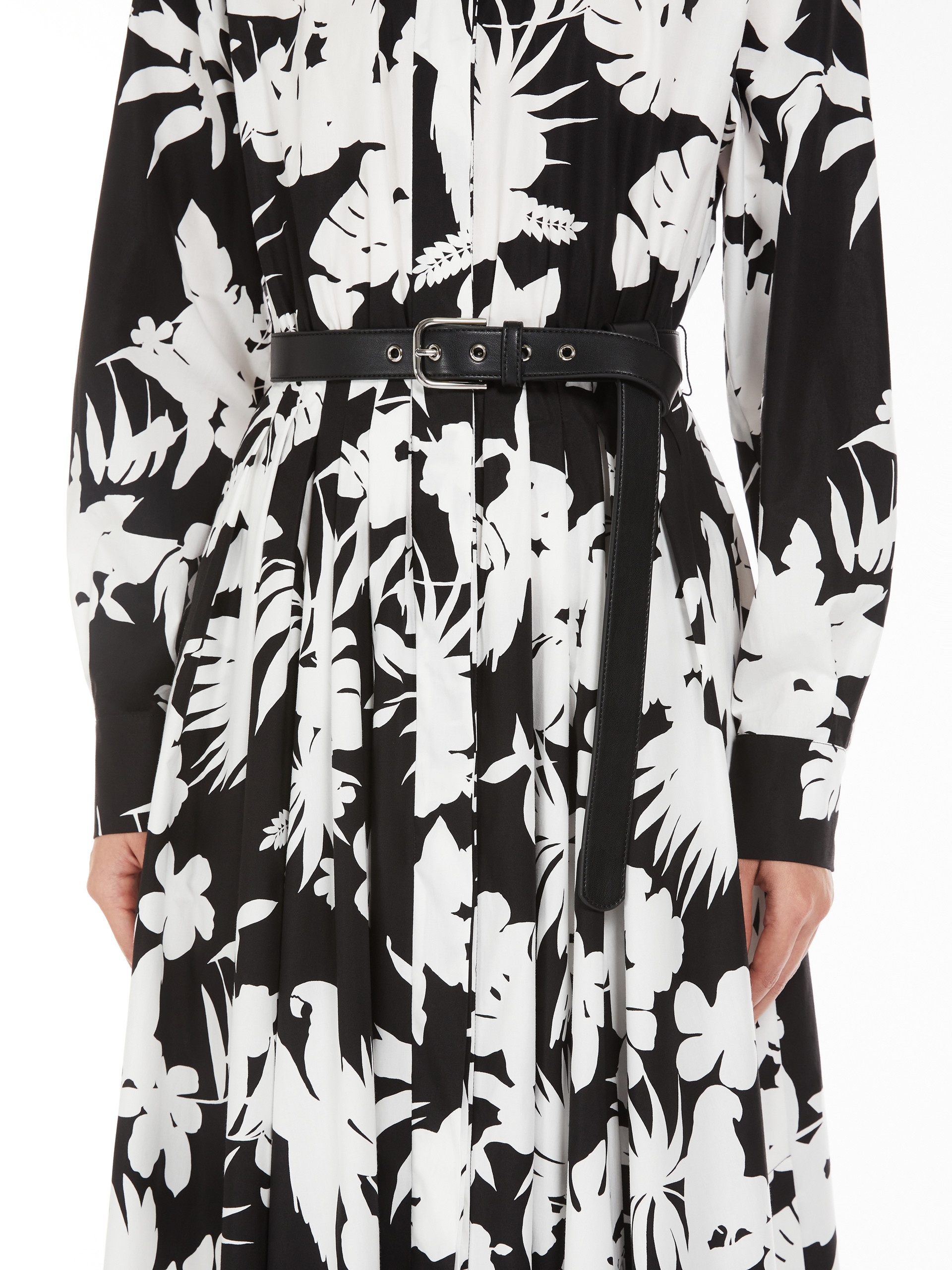 直営♪ Max Mara プリントコットン シャツドレス USSEL Max Mara USSEL Printed cotton shirt dress | REVERSIBLE