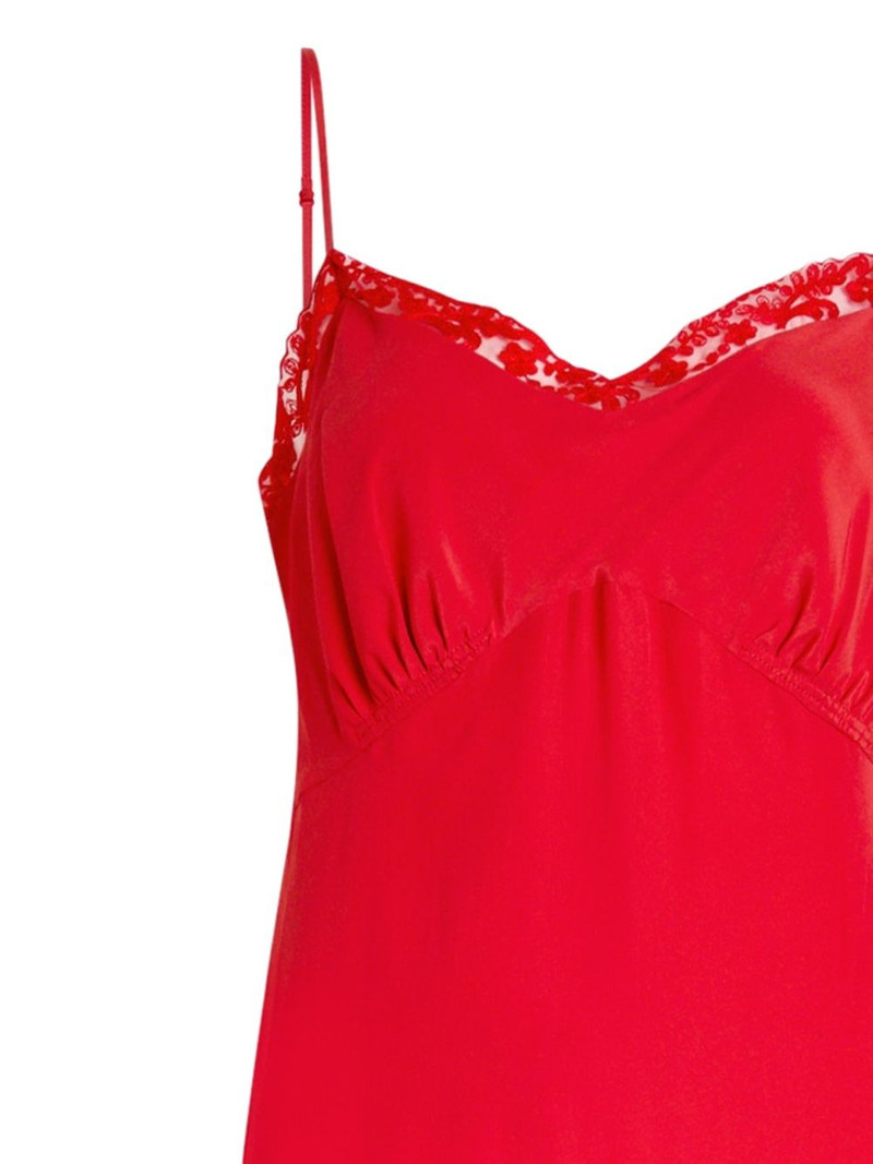 Simone Rocha lace-trim midi slip dress outlook