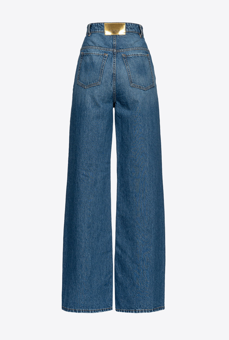 WIDE-LEG JEANS WITH JEWEL BUTTONS 6