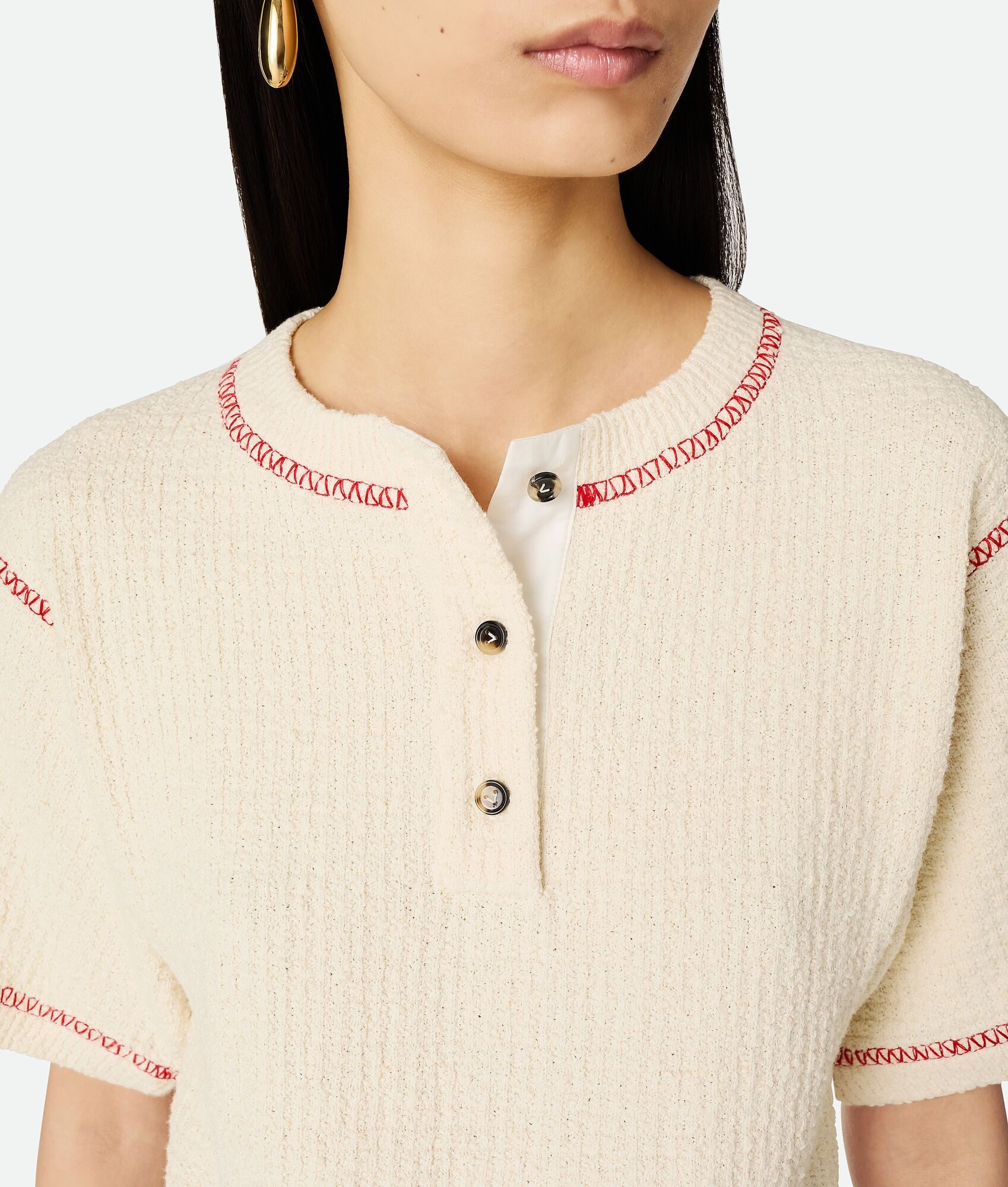 Cotton Waffle T-Shirt - 5