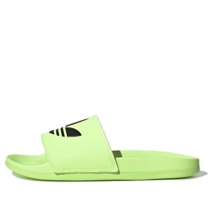 (WMNS) adidas 원래 Adilette 라이트 슬리퍼 '블랙 그린'EG8677 - 1