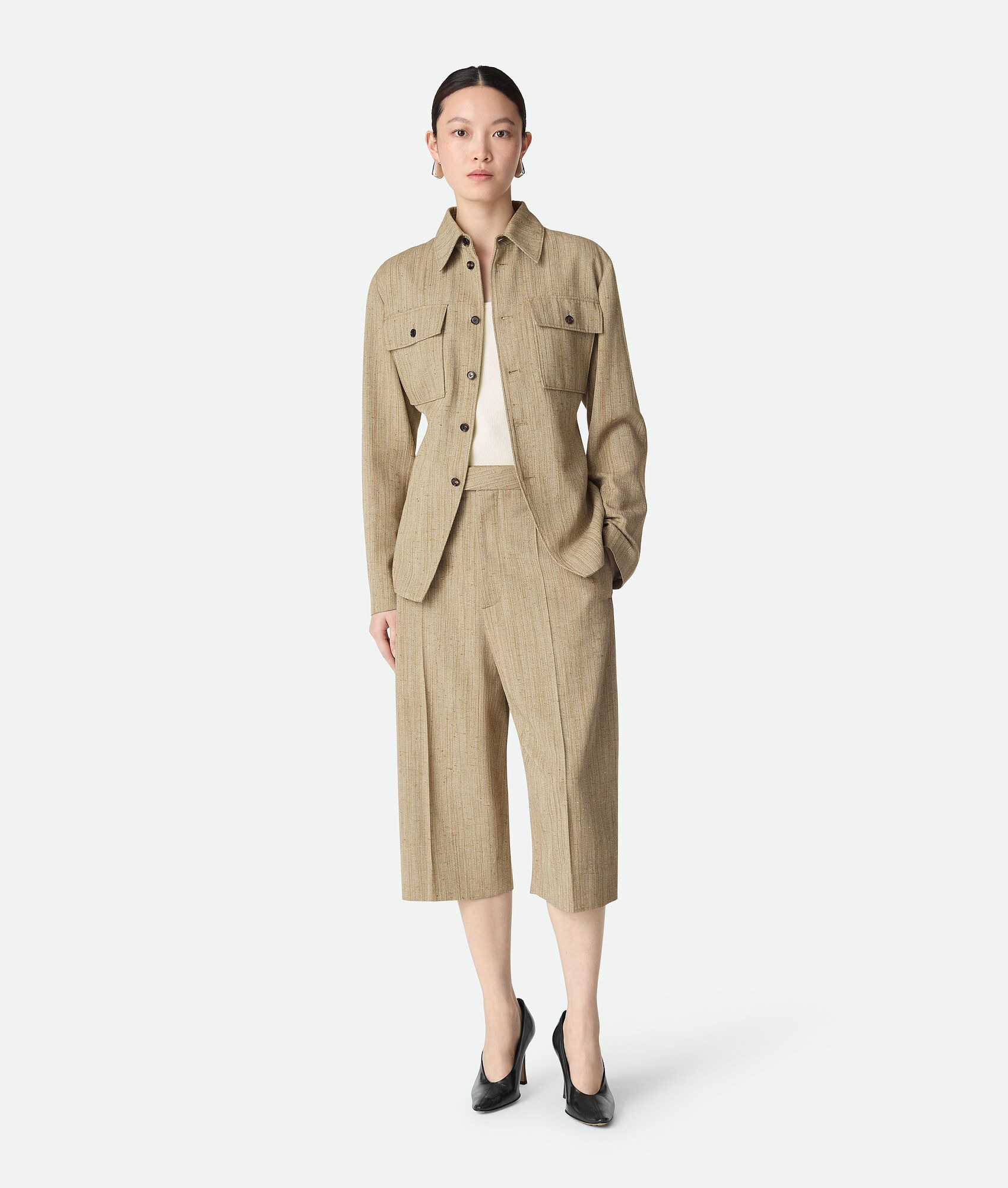 Viscose Silk Shirt Jacket - 4