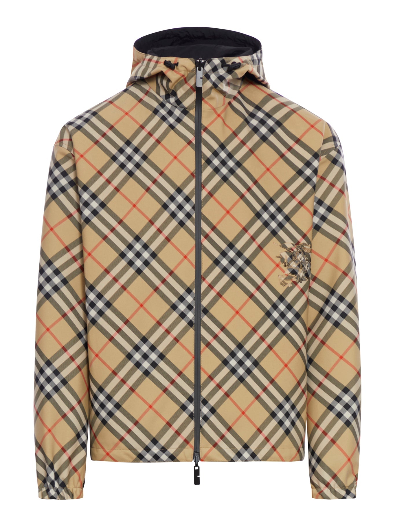 【関税&送料込】Burberry Embroidered Twill Reversible Jacket Burberry REVERSIBLE JACKET WITH EMBROIDERY | suitnegozi