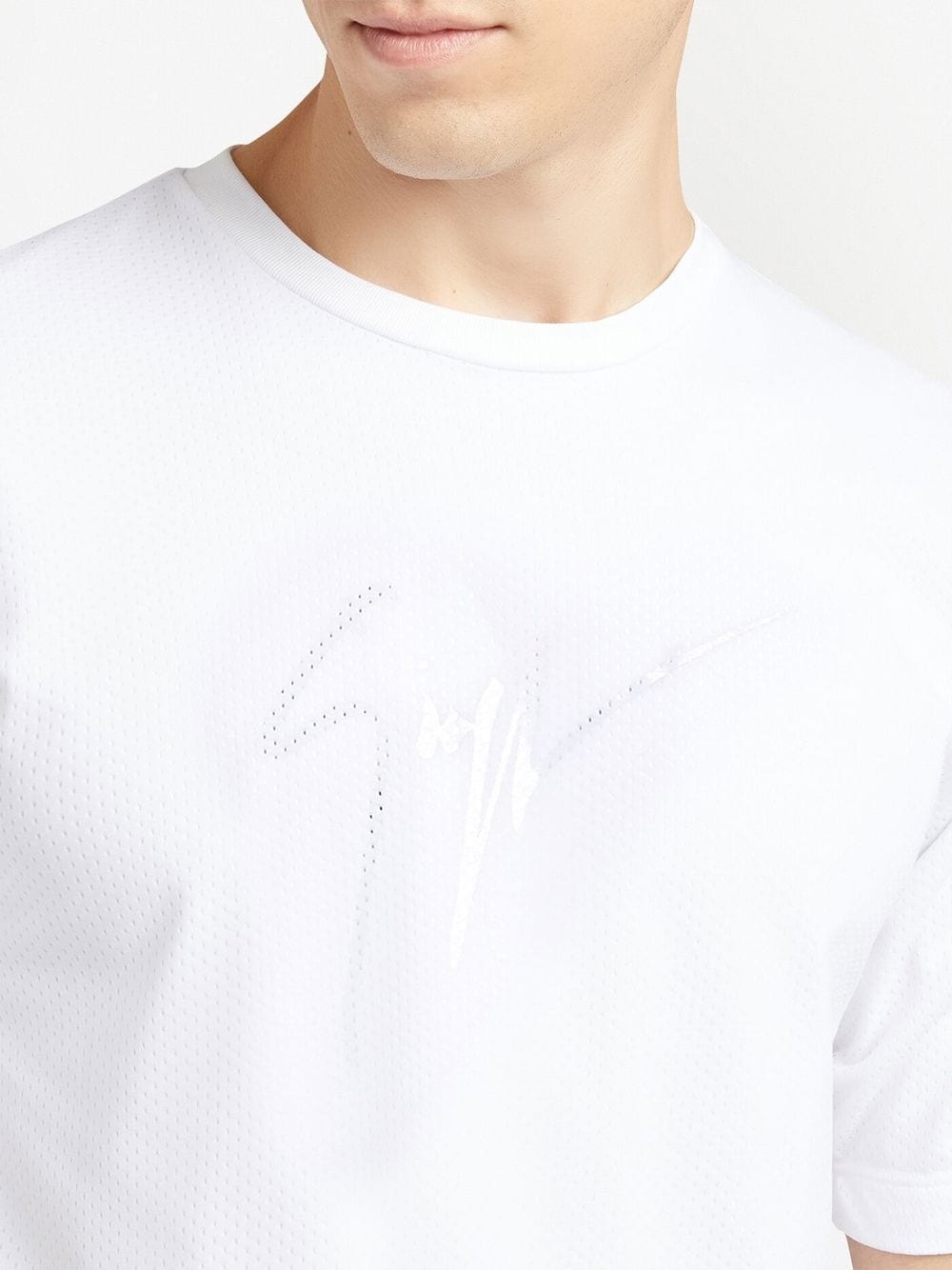 Lr-44 laser-cut T-shirt - 5