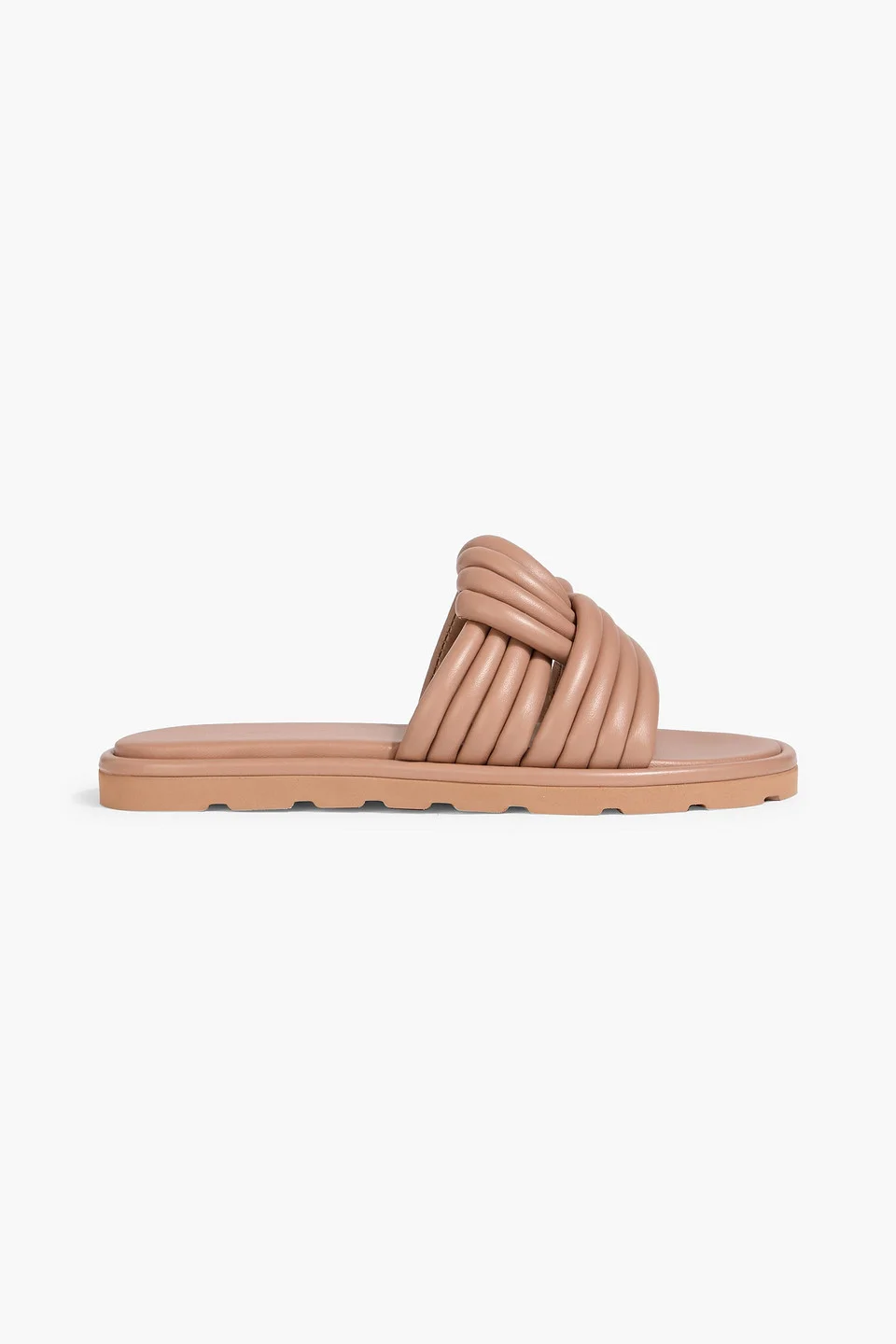 Ottavia quilted leather slides - 1