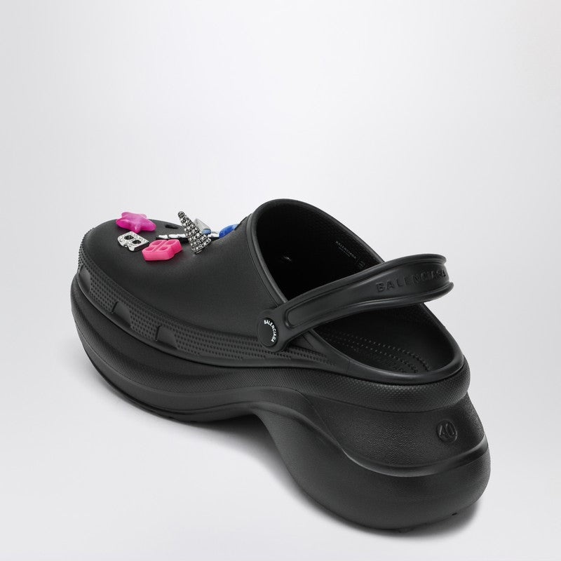 Balenciaga Black Crocs Jibbitz Women - 2