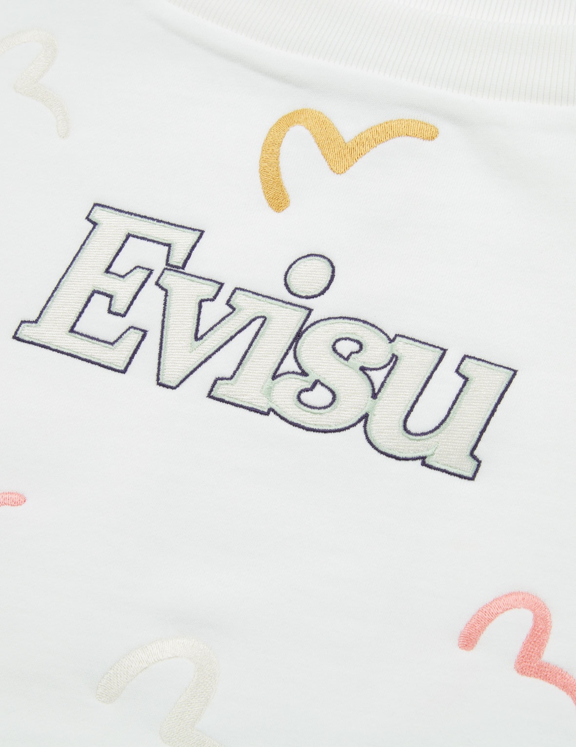 ALLOVER MULTI-COLOR SEAGULL EMBROIDERY SWEATSHIRT - 9