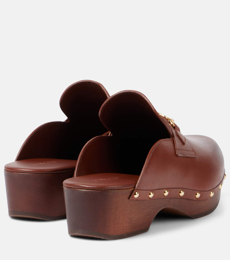 TOM FORD Whitney leather clogs outlook