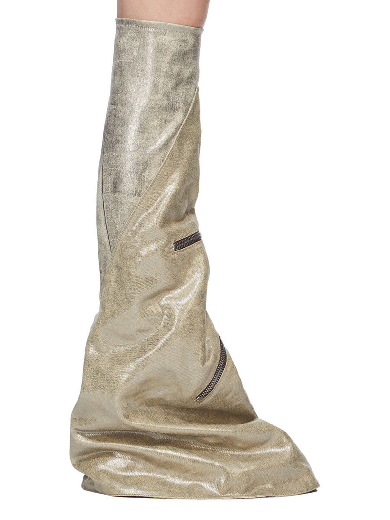 Silver Concordians Cargo Fetish Tall Boots 1