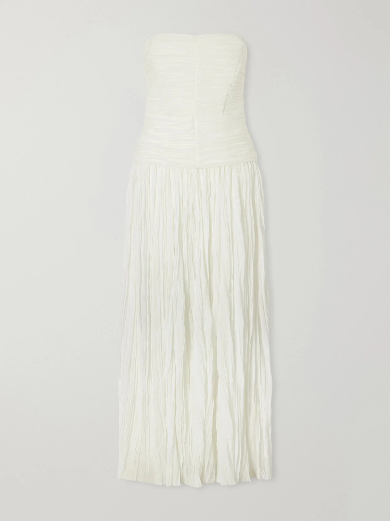 Danielle Crinkled Bustier Gown - 1
