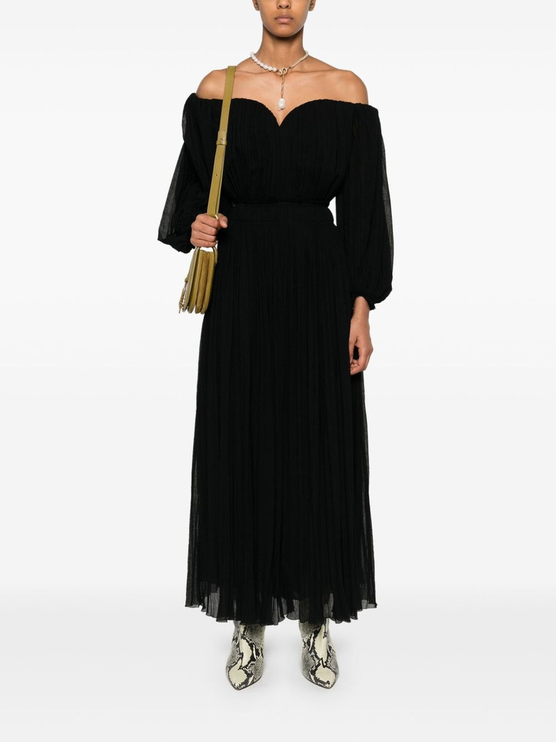 Chloé pleated maxi dress outlook
