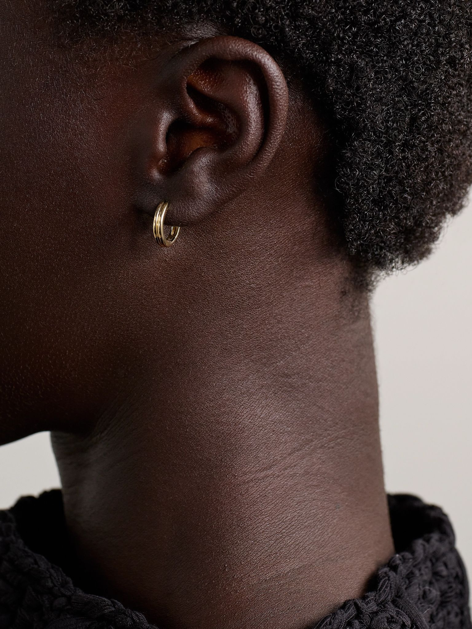 Essential 14-karat gold hoop earrings Gold - 2