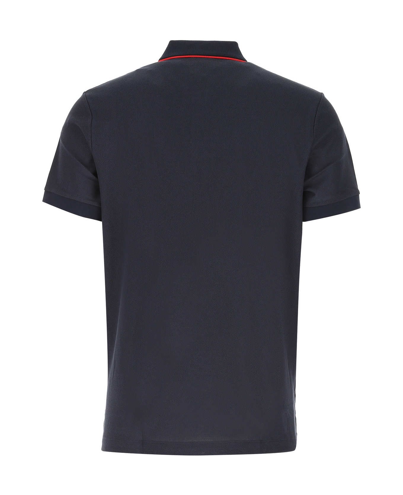 Polo In Piquet Blu Navy - 2