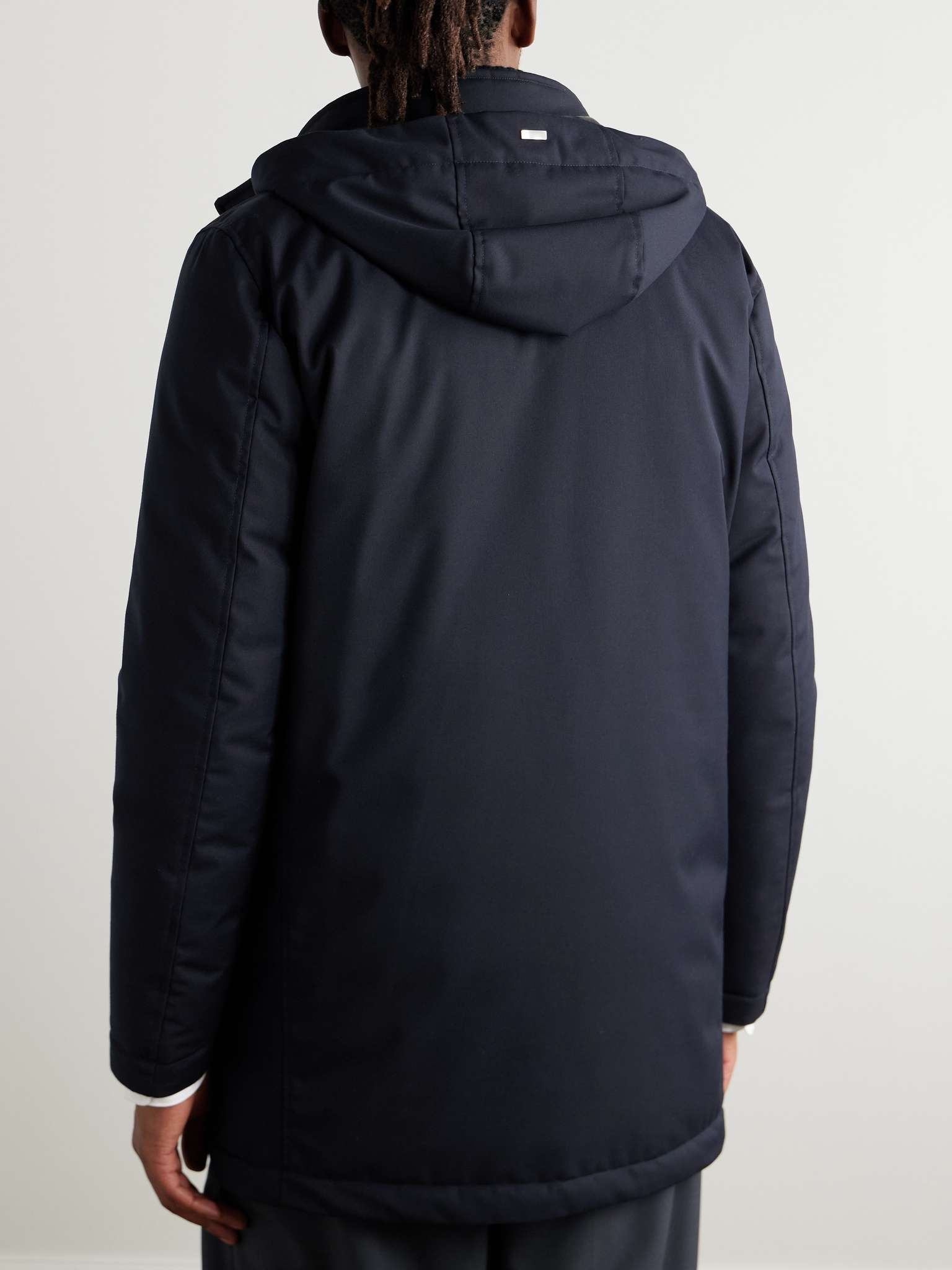 Padded Twill Hooded Down Parka - 4
