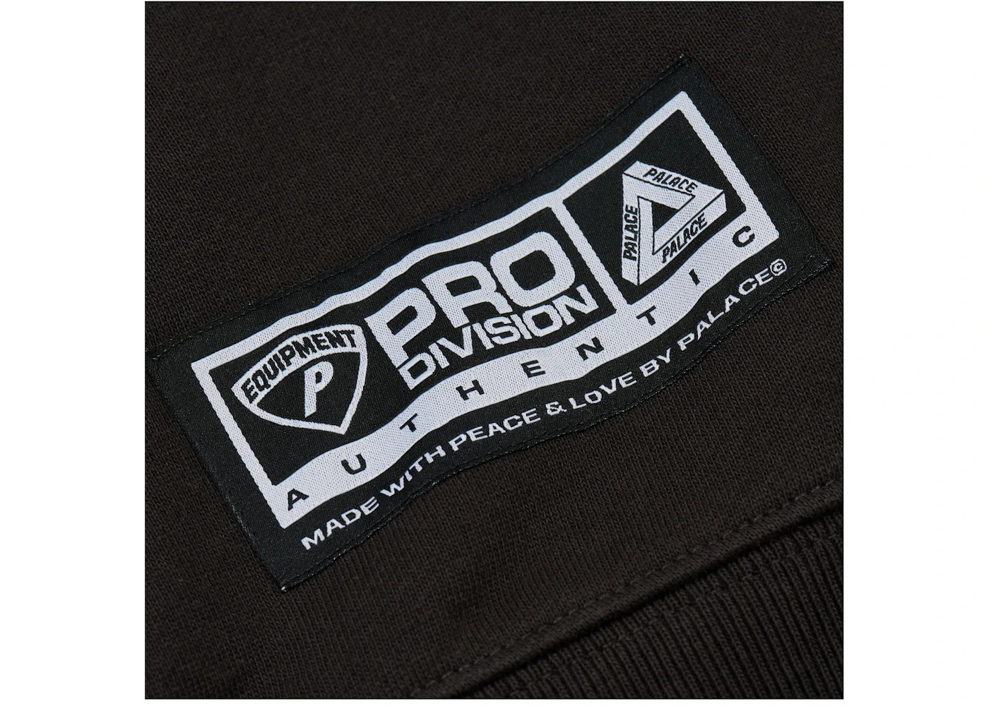 Palace Applique Team Crew Black - 2