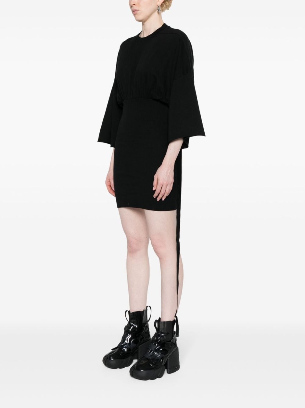 panelled-design dress - 3