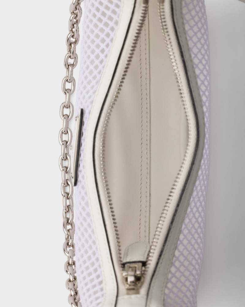 Prada Re-Edition 2005 mesh and brushed leather bag 5