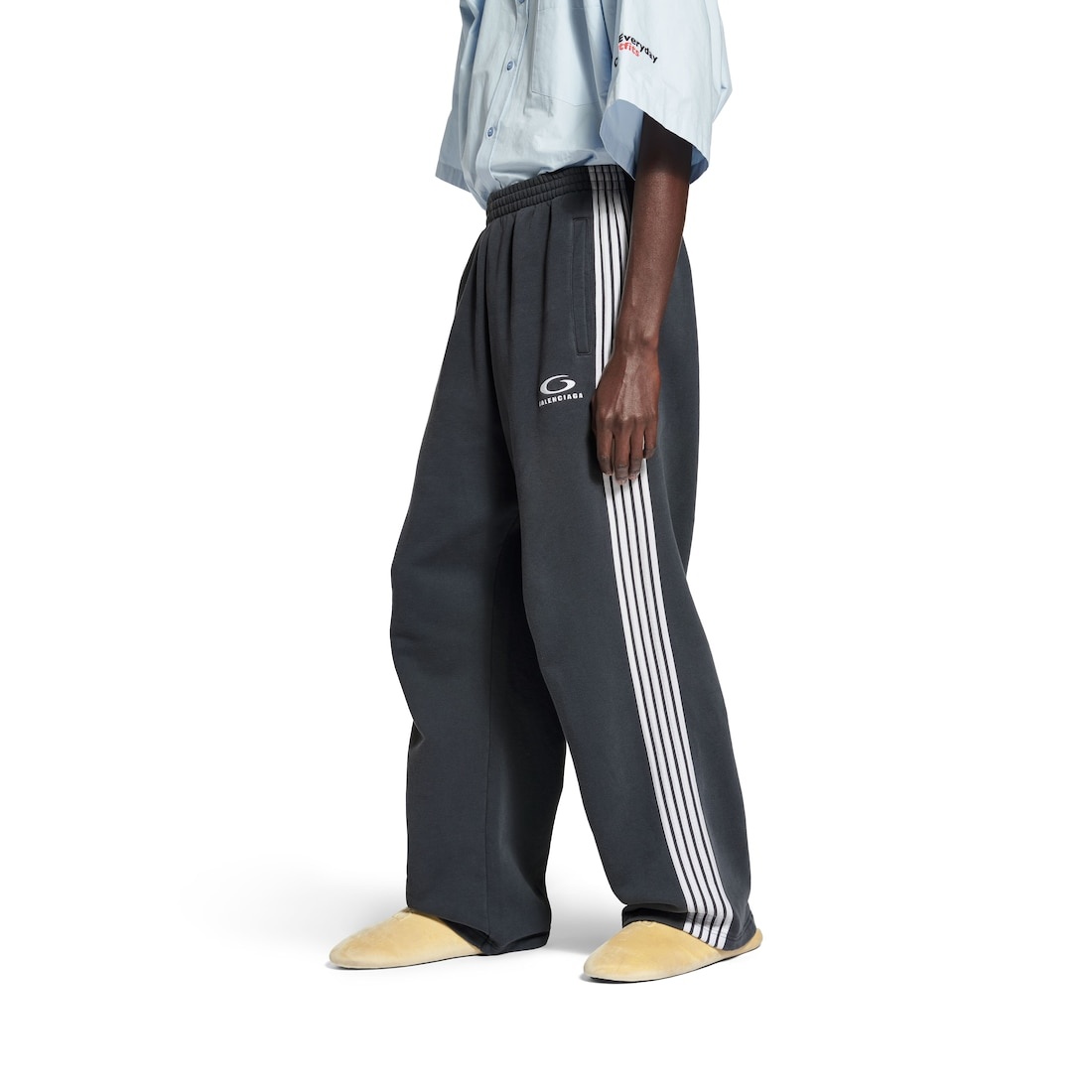 Men's Loop Sports Icon Baggy Sweatpants in Navy/white - 5