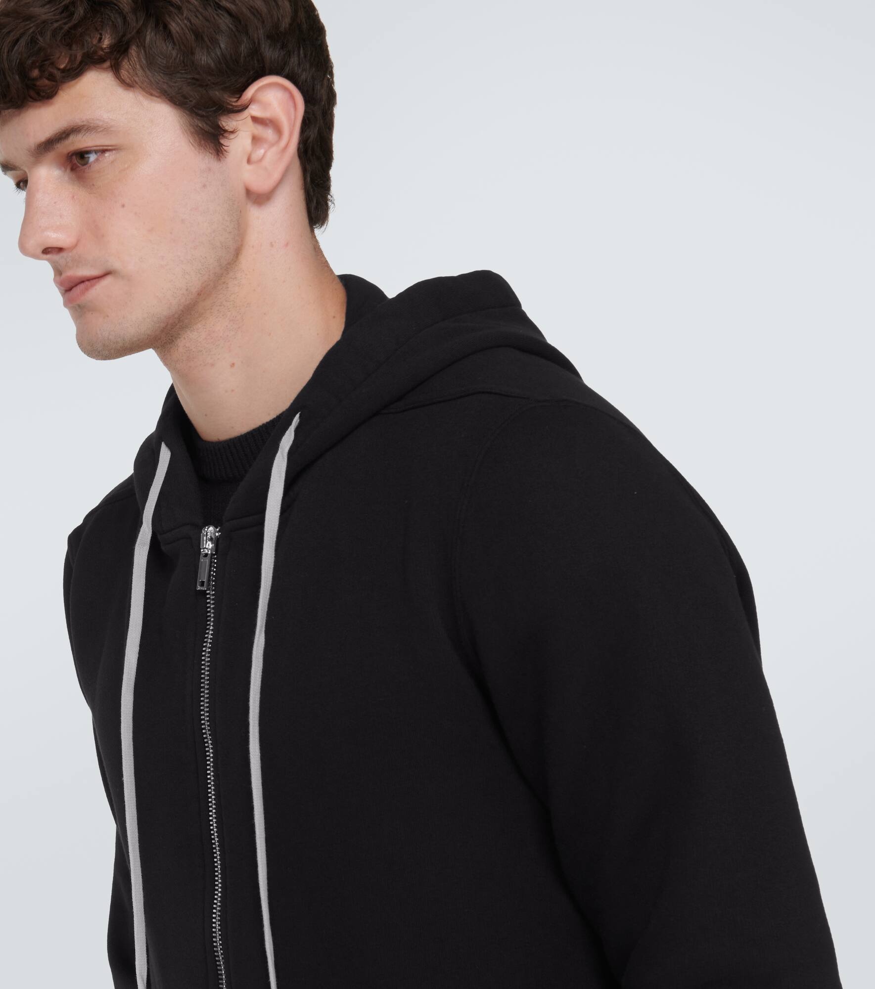 Oversized cotton jersey hoodie - 5