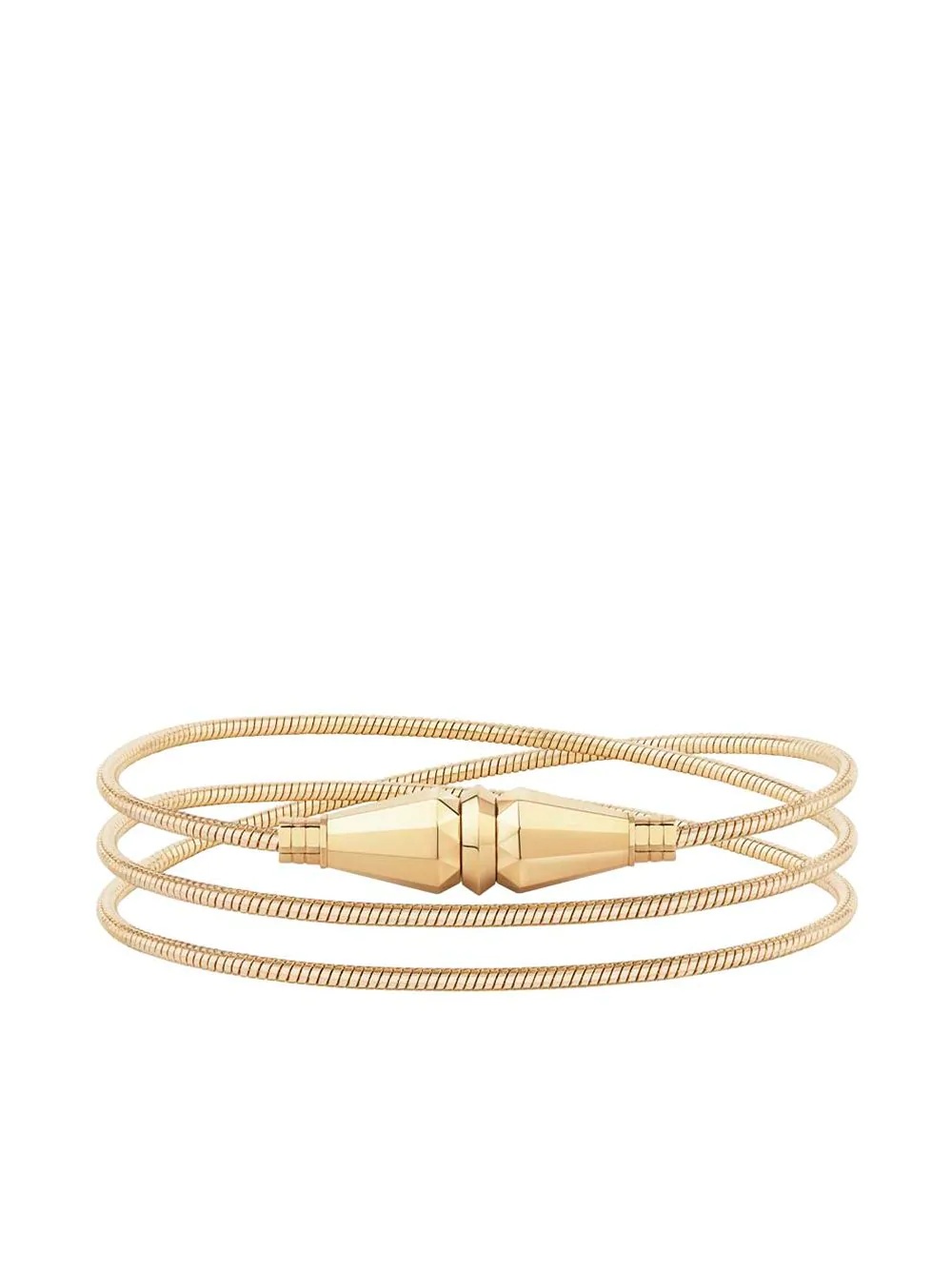 18kt yellow gold Jack de Boucheron triple wrap bracelet - 1