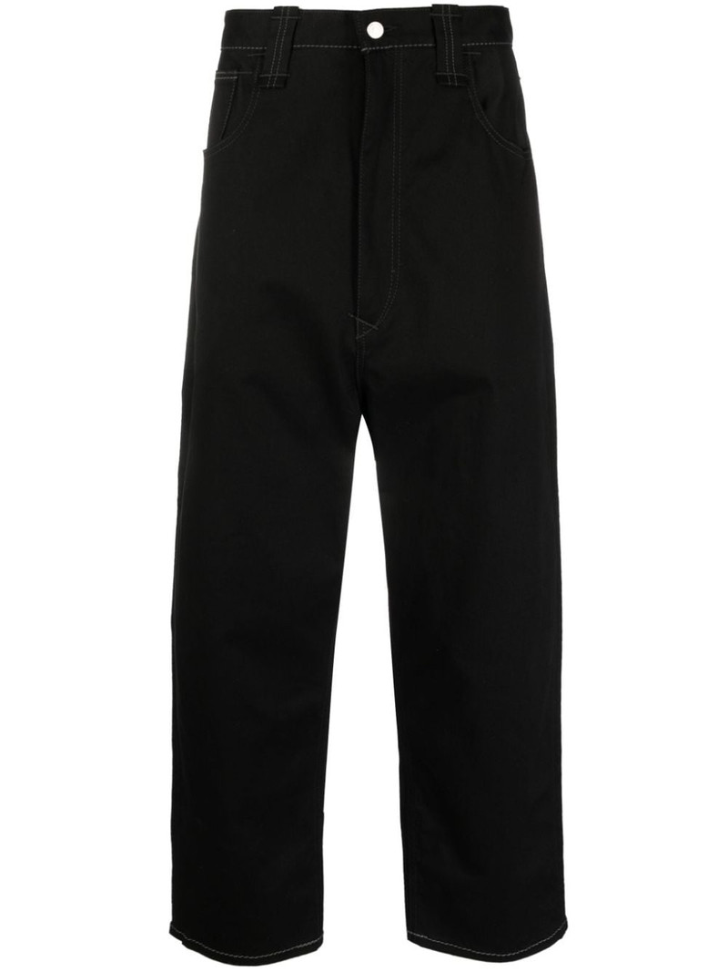 × Levi's mid-rise cropped trousers 1