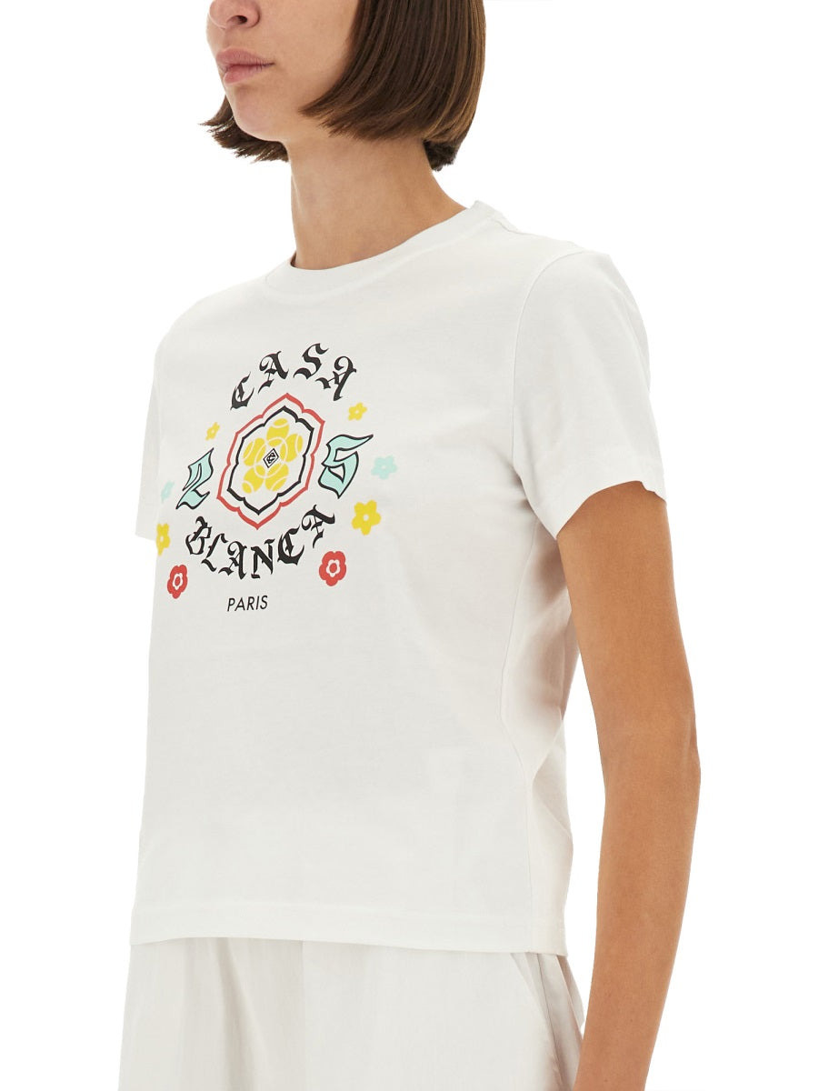Casablanca Women T-Shirt "Emblem" - 4