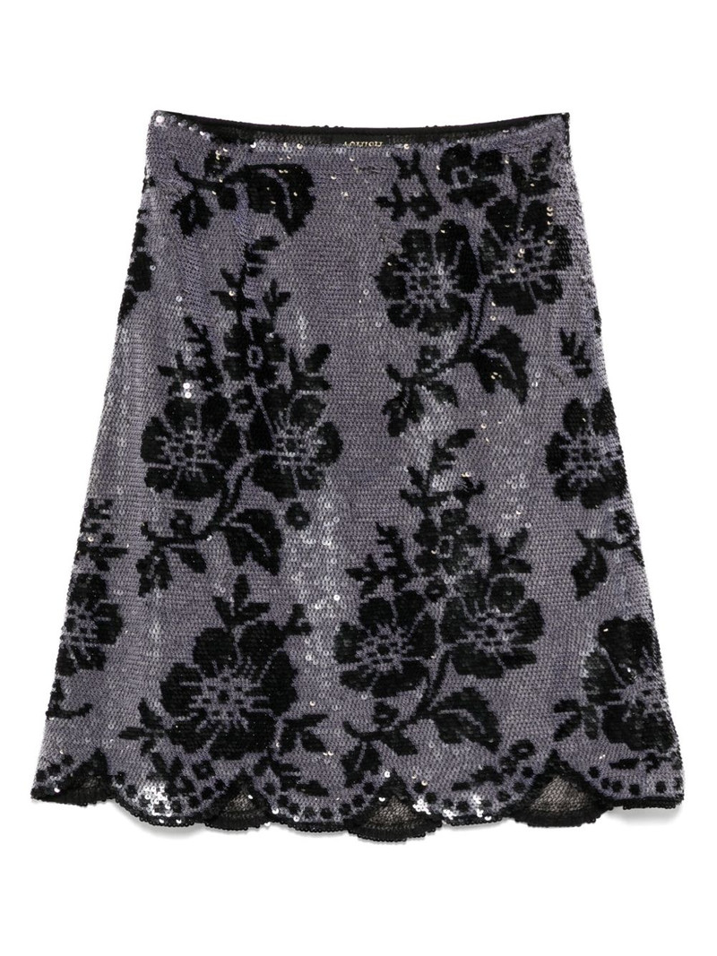 sequin mesh skirt 1