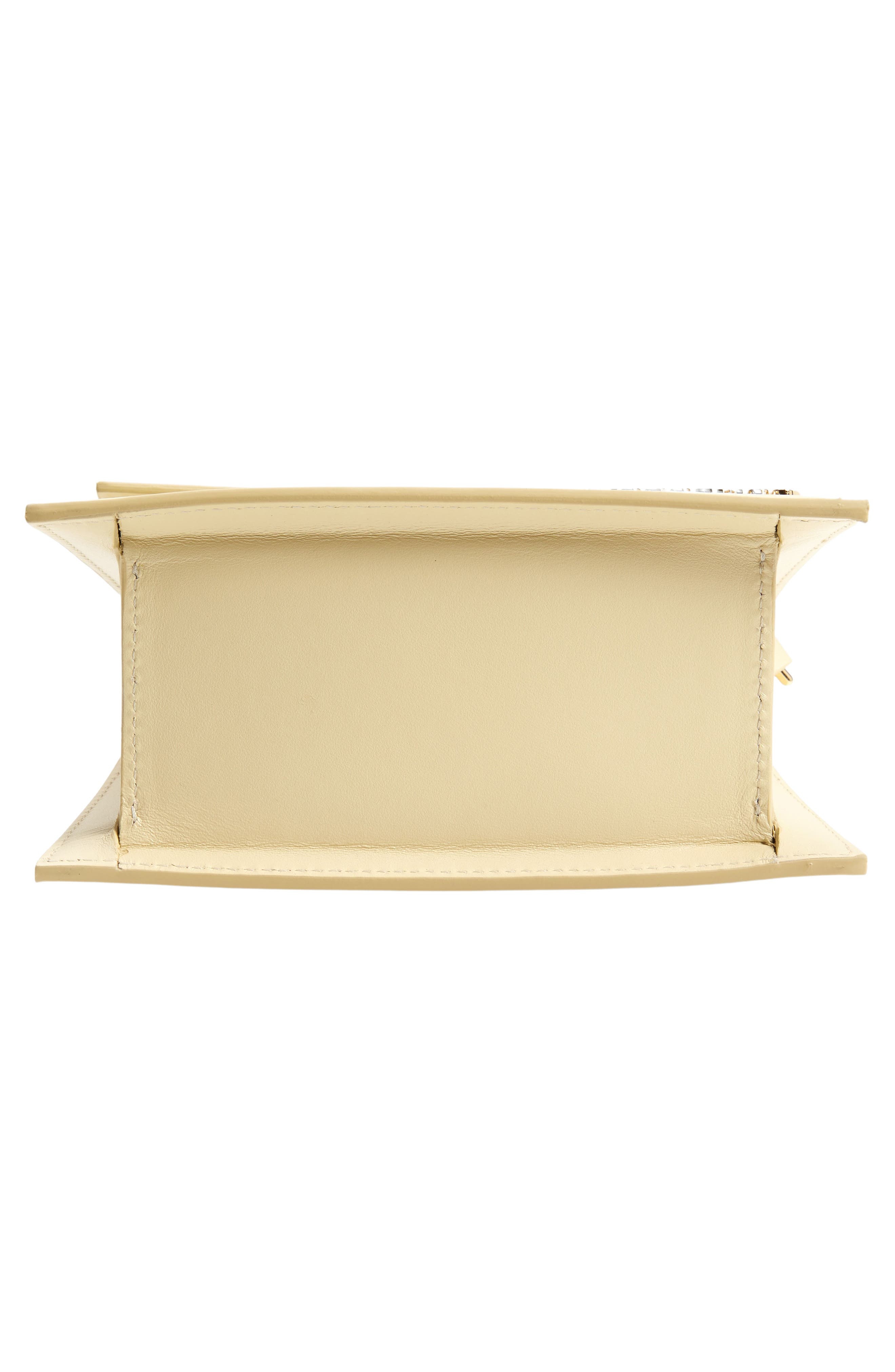 Jacquemus Le Chiquito Moyen Leather Top Handle Bag in Ivory at Nordstrom - 6