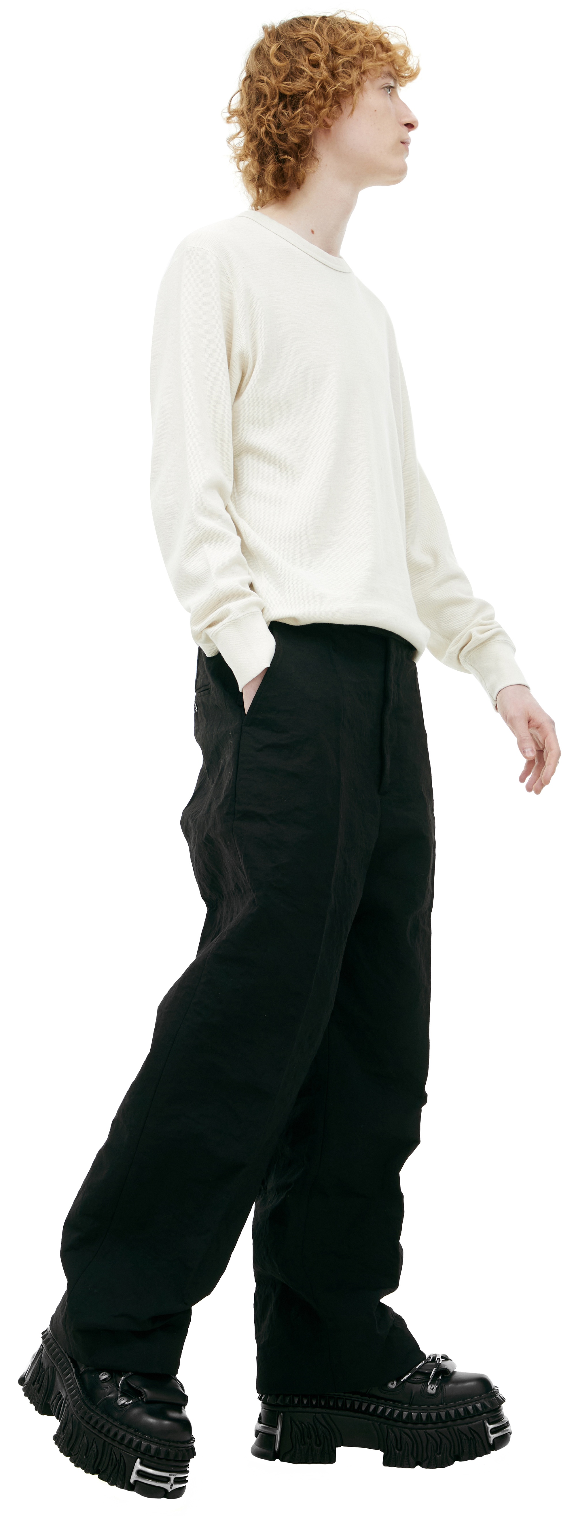 BLACK TROUSERS WITH ARROWS - 2