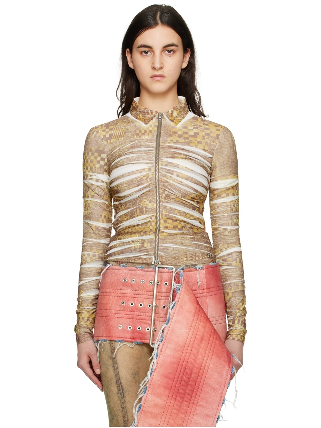 Brown C-Adonis Jacket - 1