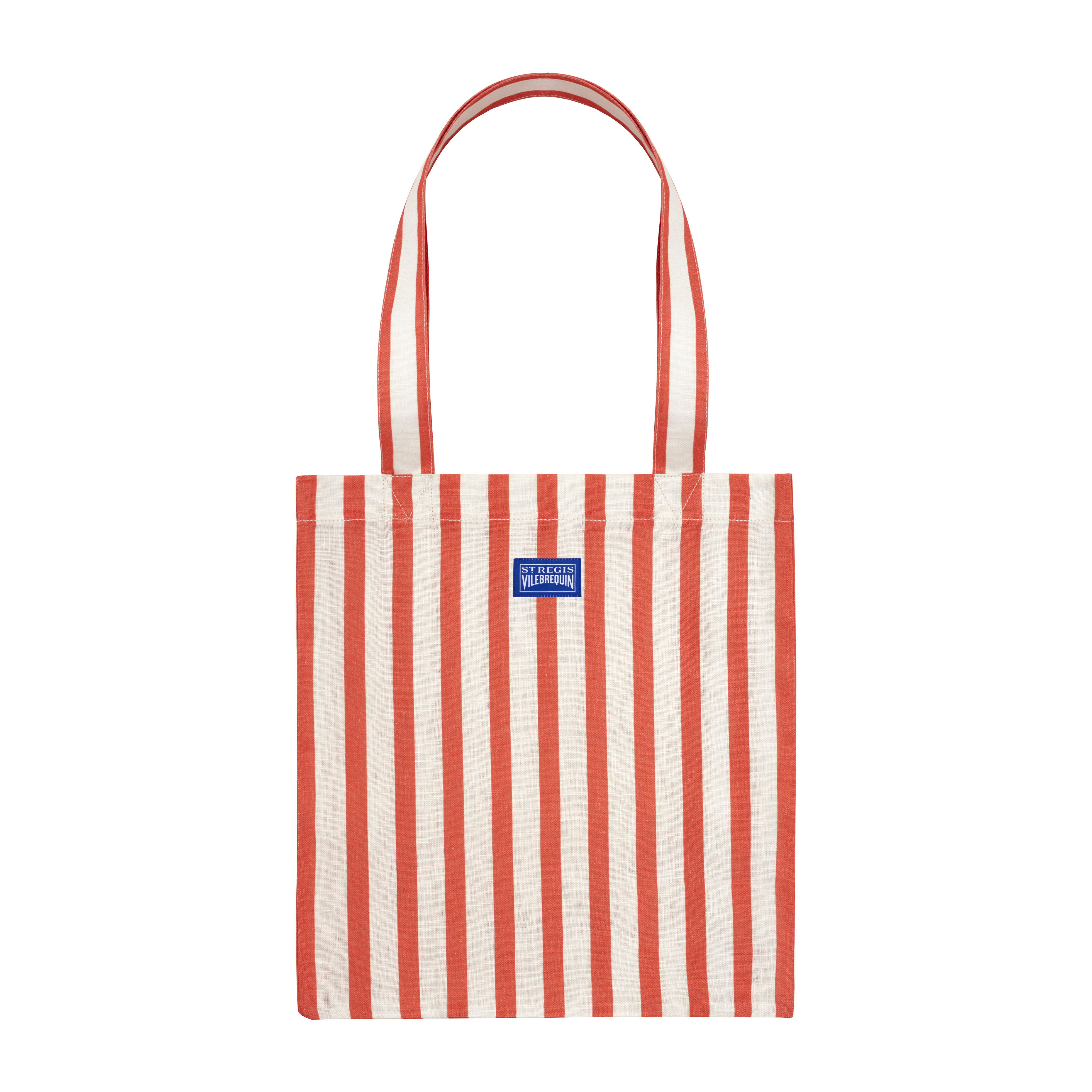 Men Linen Tote Bag Stripes - Vilebrequin x St Regis - 2
