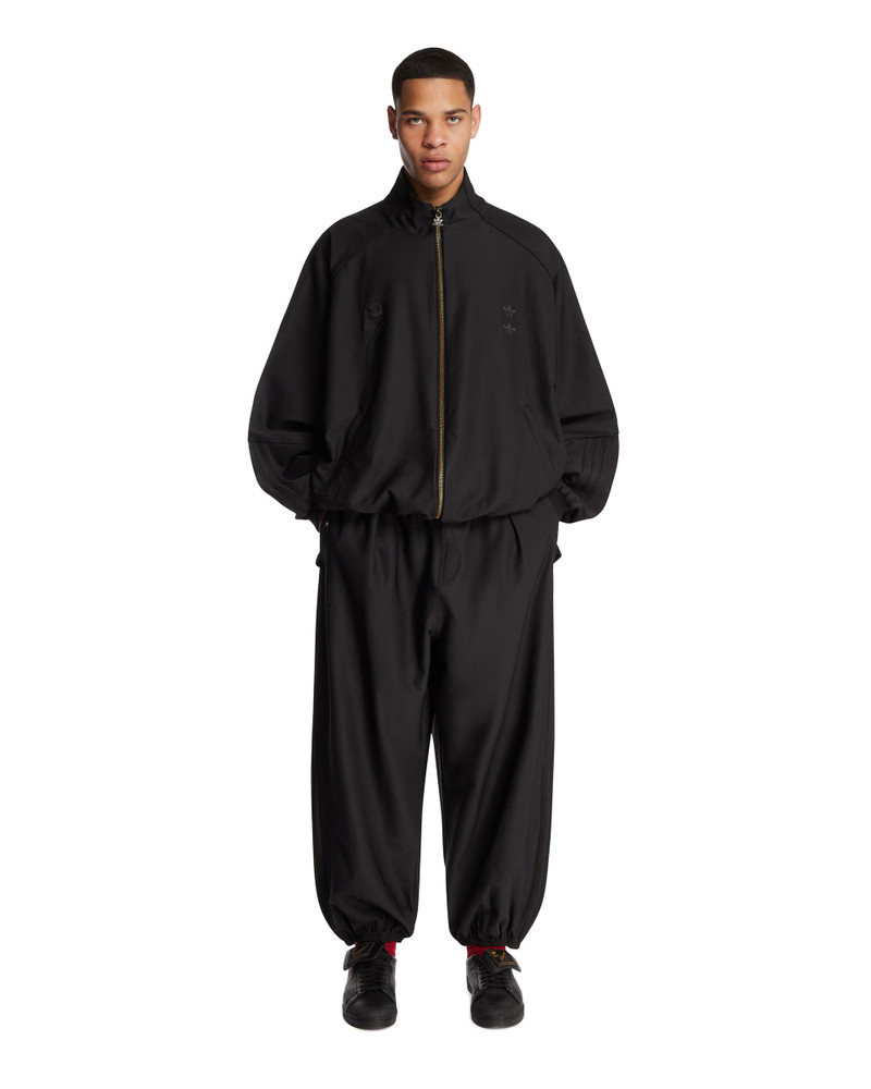 adidas Originals Adidas Originals x Willy Chavarria Black Oversize Track Pants outlook