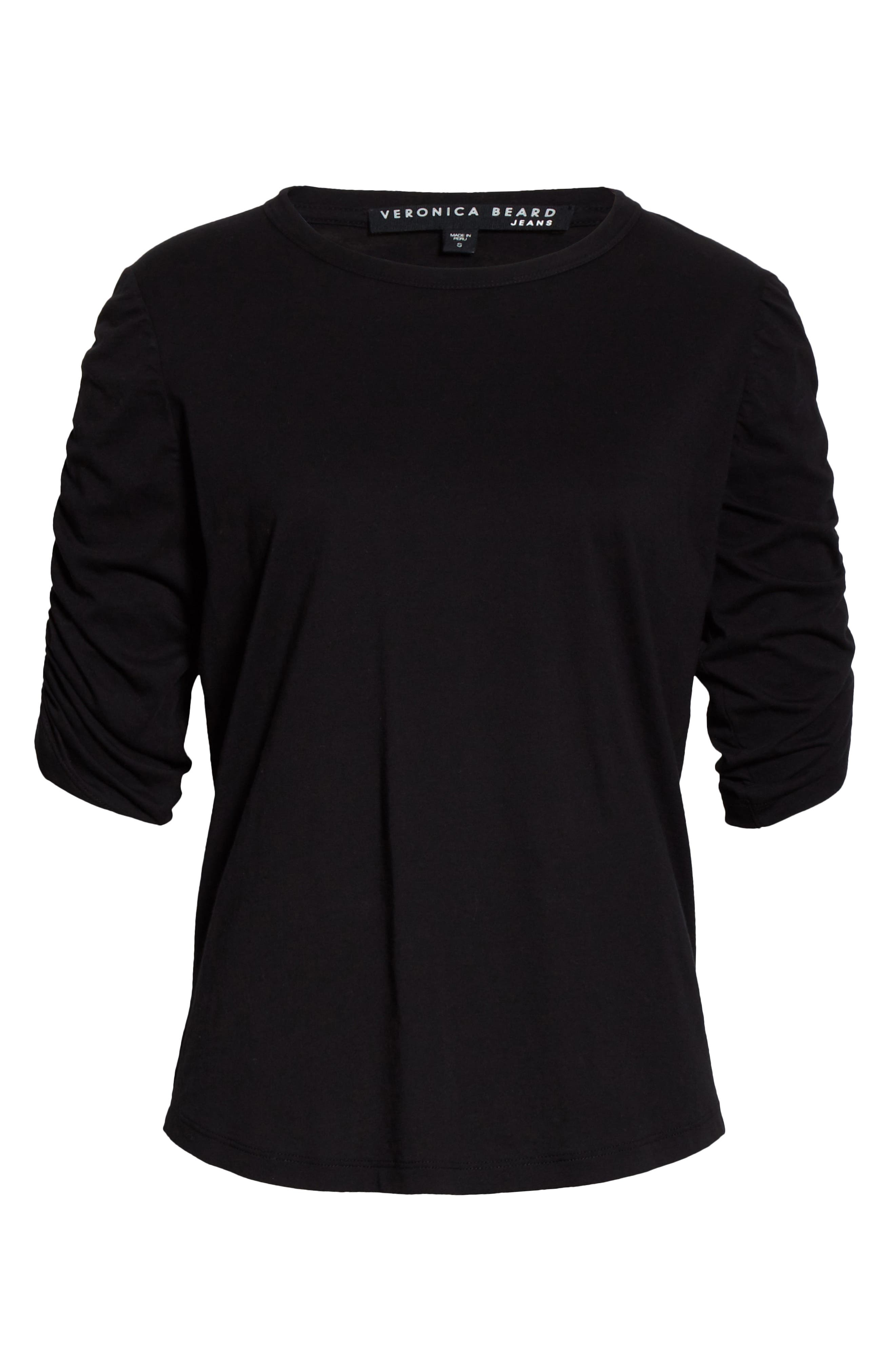 Waldorf Ruched Sleeve T-Shirt - 5