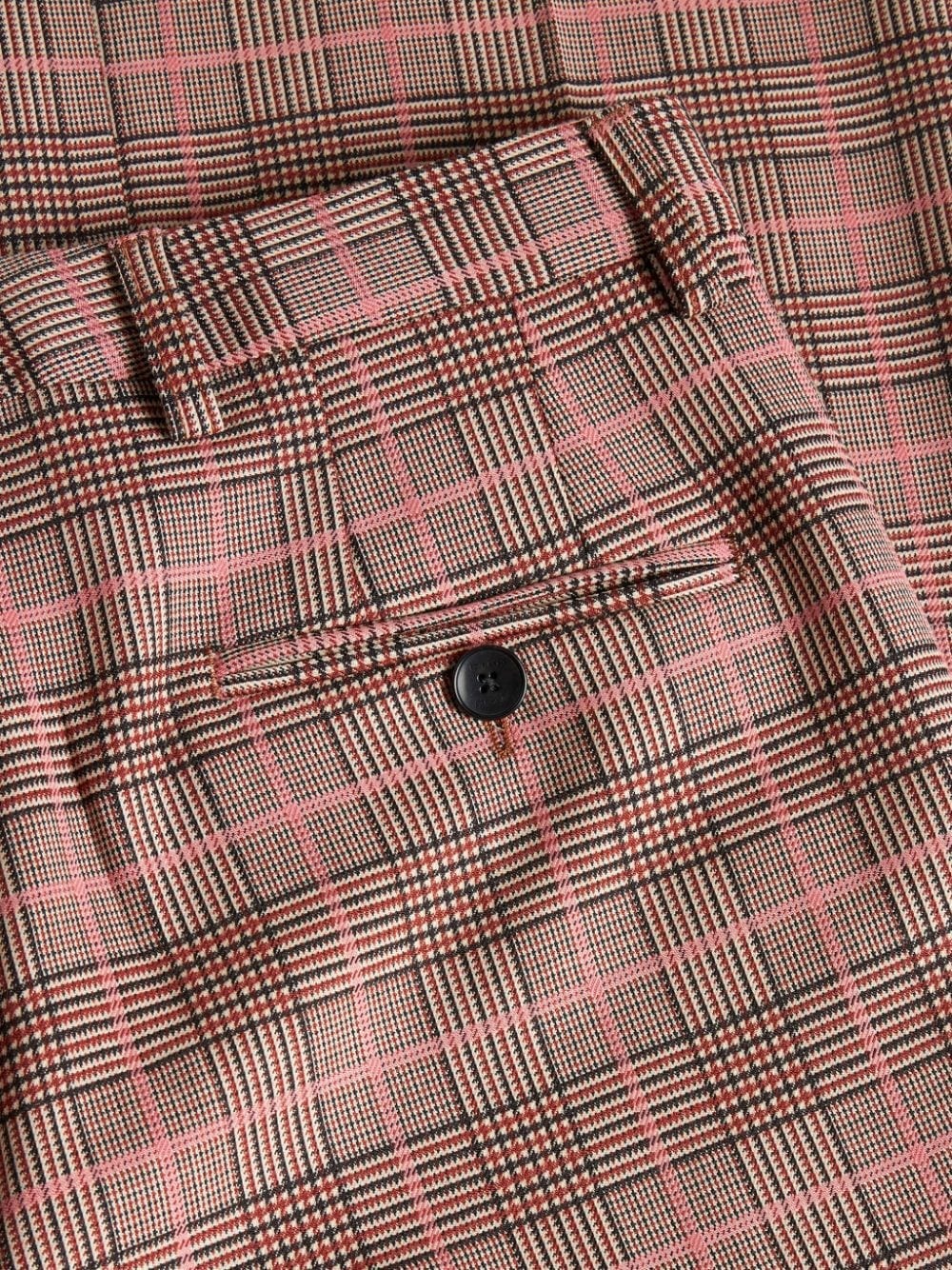 jacquard straight trousers - 6