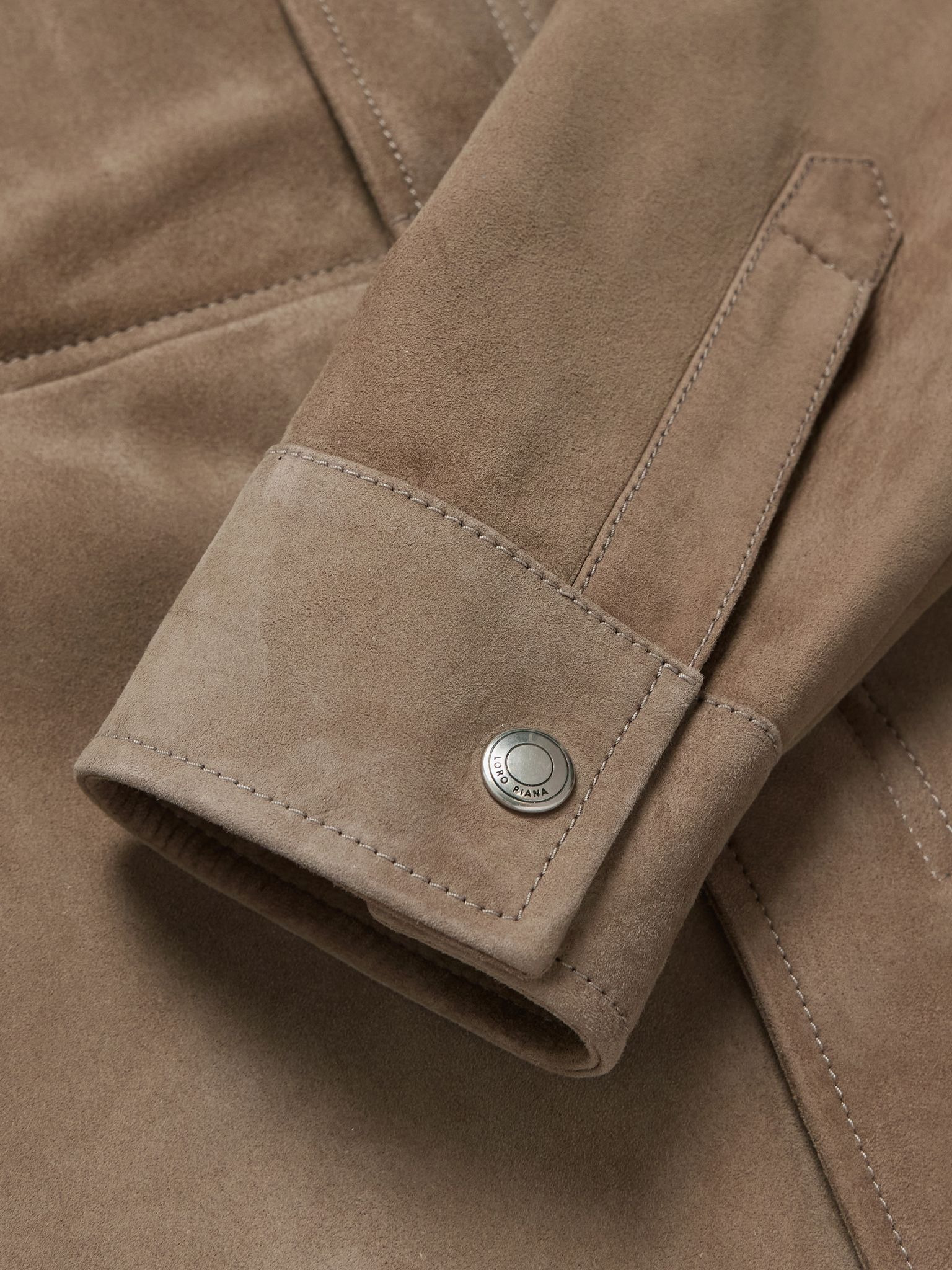 Kim Suede Overshirt Brown - 4