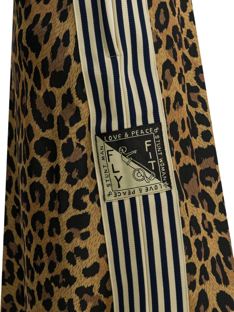leopard-print midi skirt 4