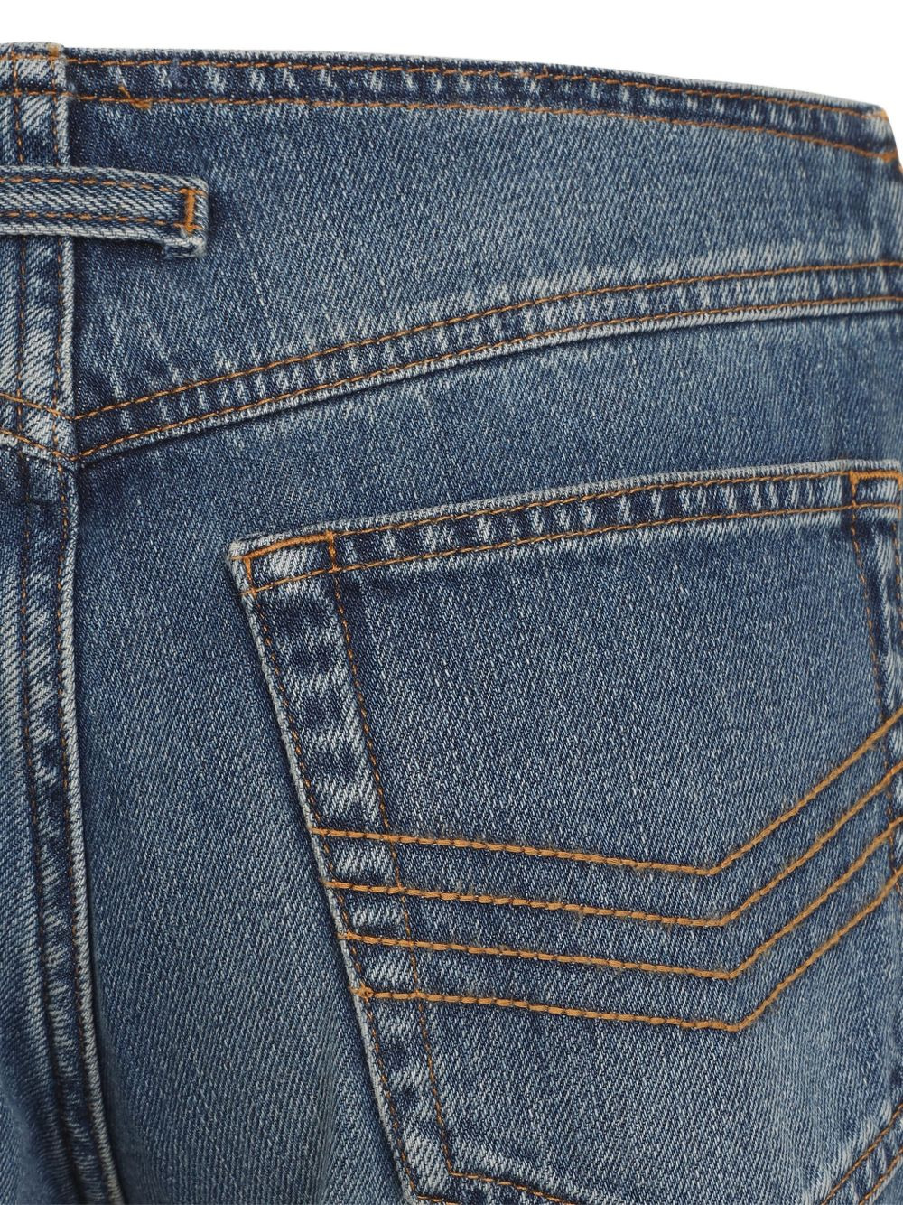 zip-detail jeans - 4