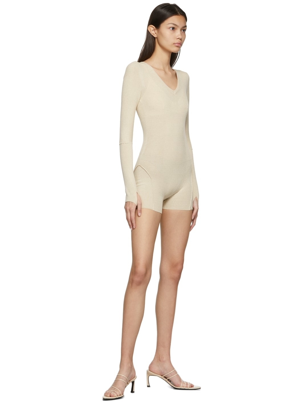 Beige 'La Combinaison Cielo' Jumpsuit - 4
