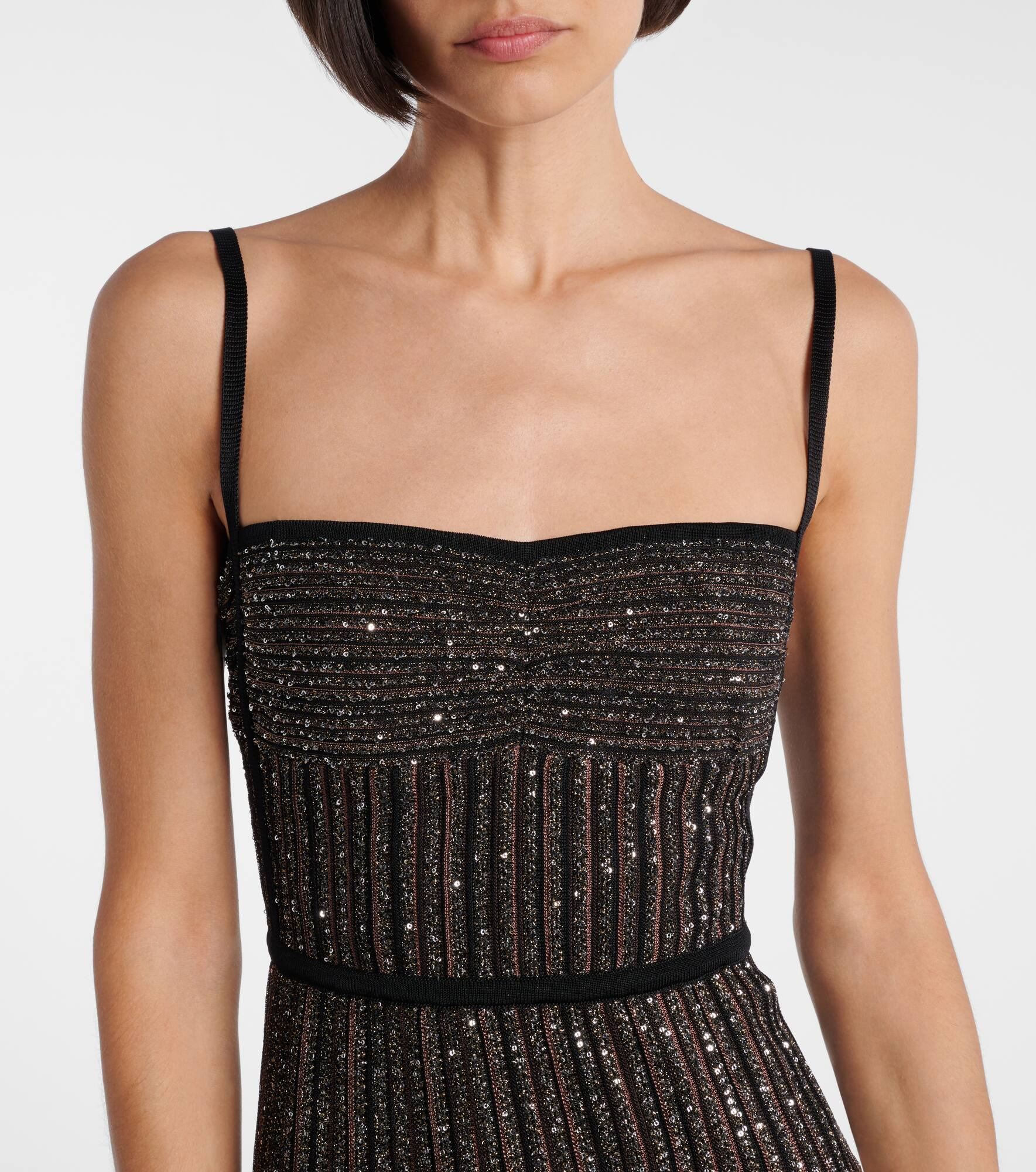 Lamé maxi dress - 4