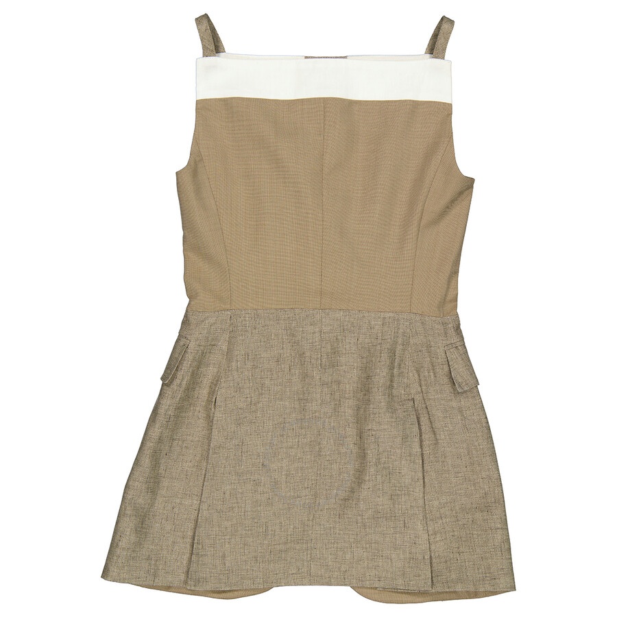 Burberry Wool Cashmere And Linen Waistcoat In Pecan Melange - 5