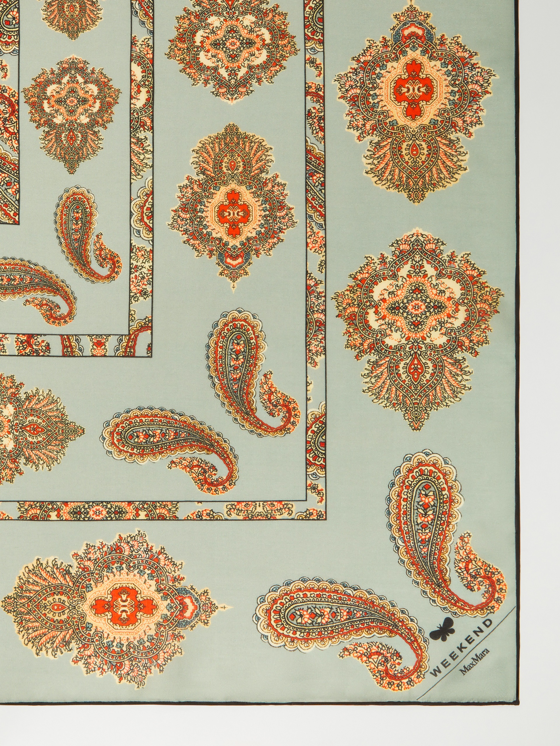 SARONG Modal and printed silk shawl - 2