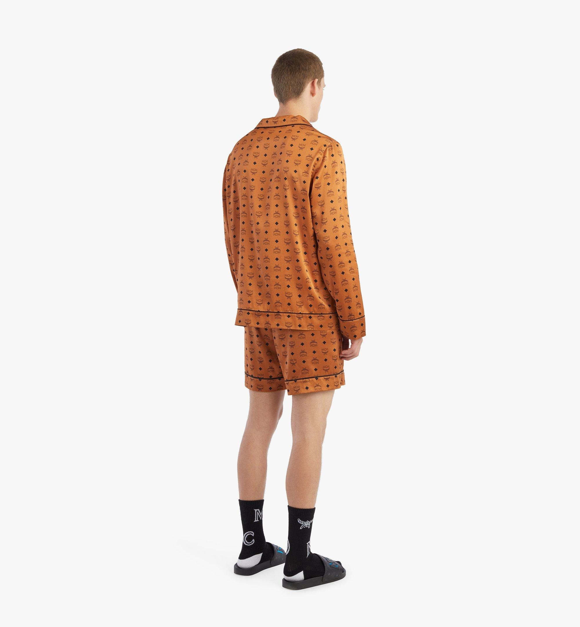 Classic Logo Silk Pajama Shirt - 4