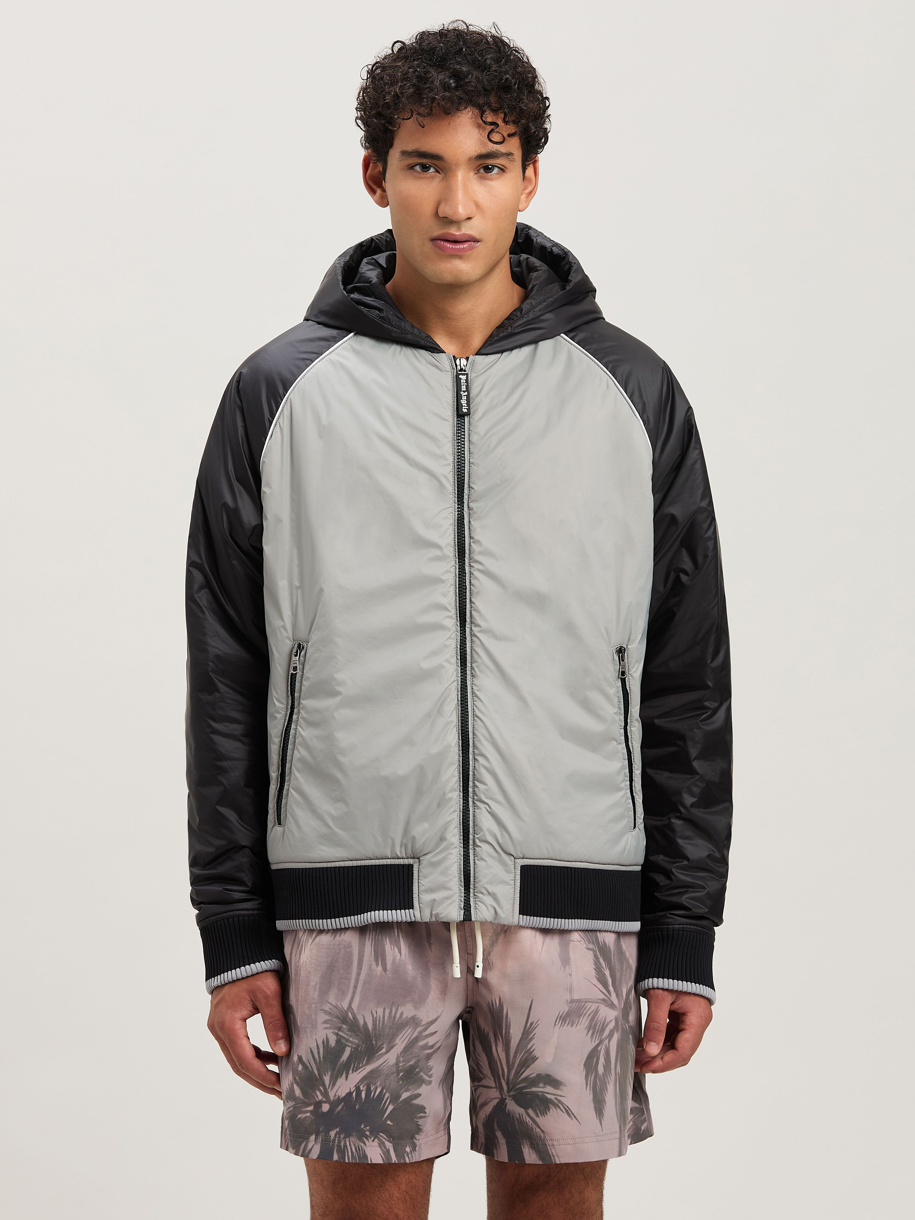 Curved logo Windbreaker - 2