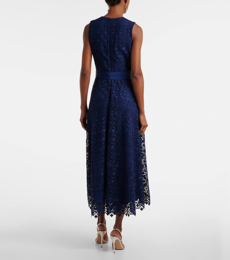 Bow-detail macramé midi dress 3