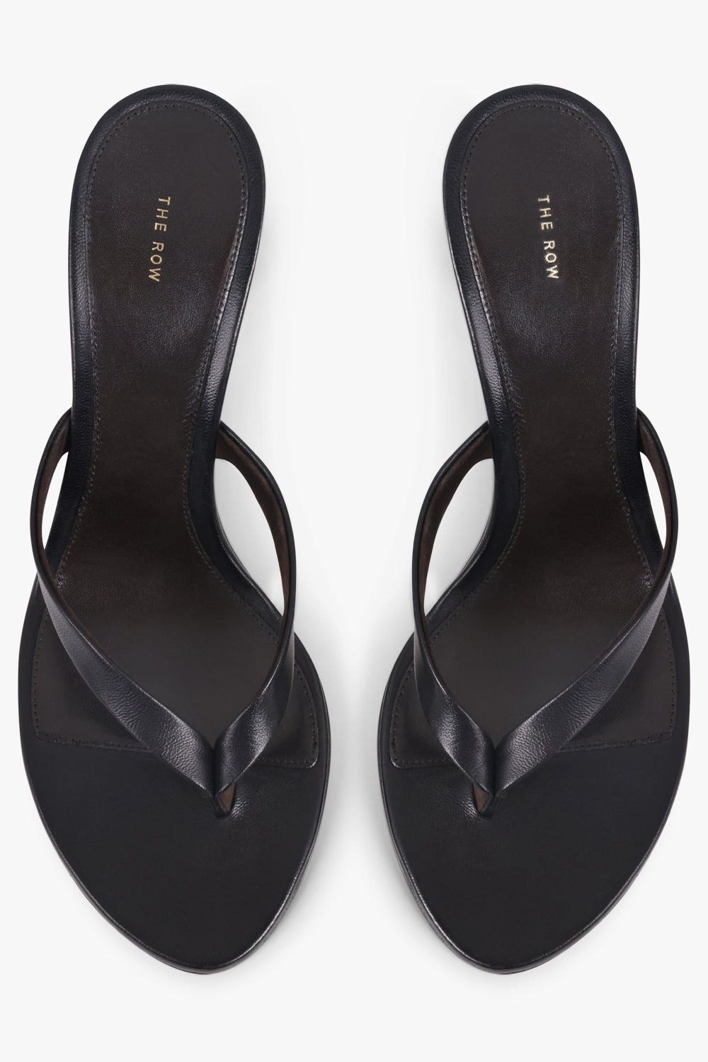 SACHA 90MM THONG HEEL | BLACK - 4