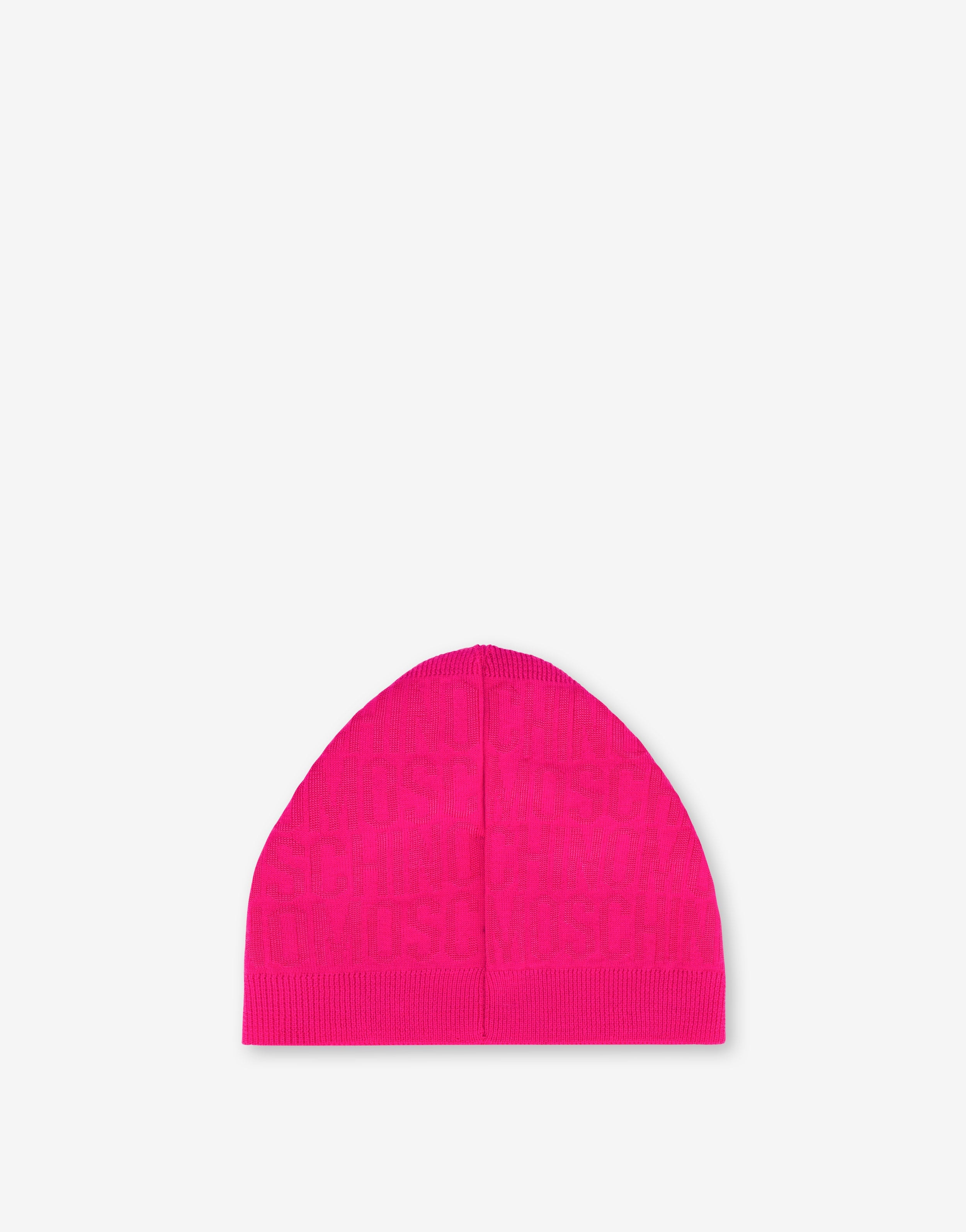 ALLOVER LOGO KNIT HAT - 2