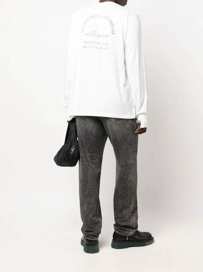 Diesel logo long-sleeve top outlook