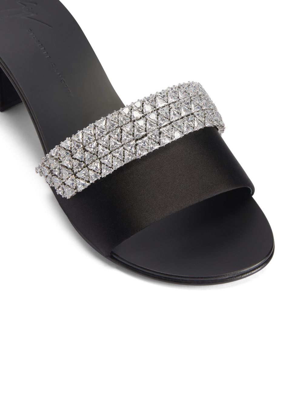 Tesy 40mm rhinestone mules - 4