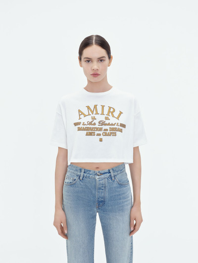 AMIRI ARTS DISTRICT CROPPED TEE outlook